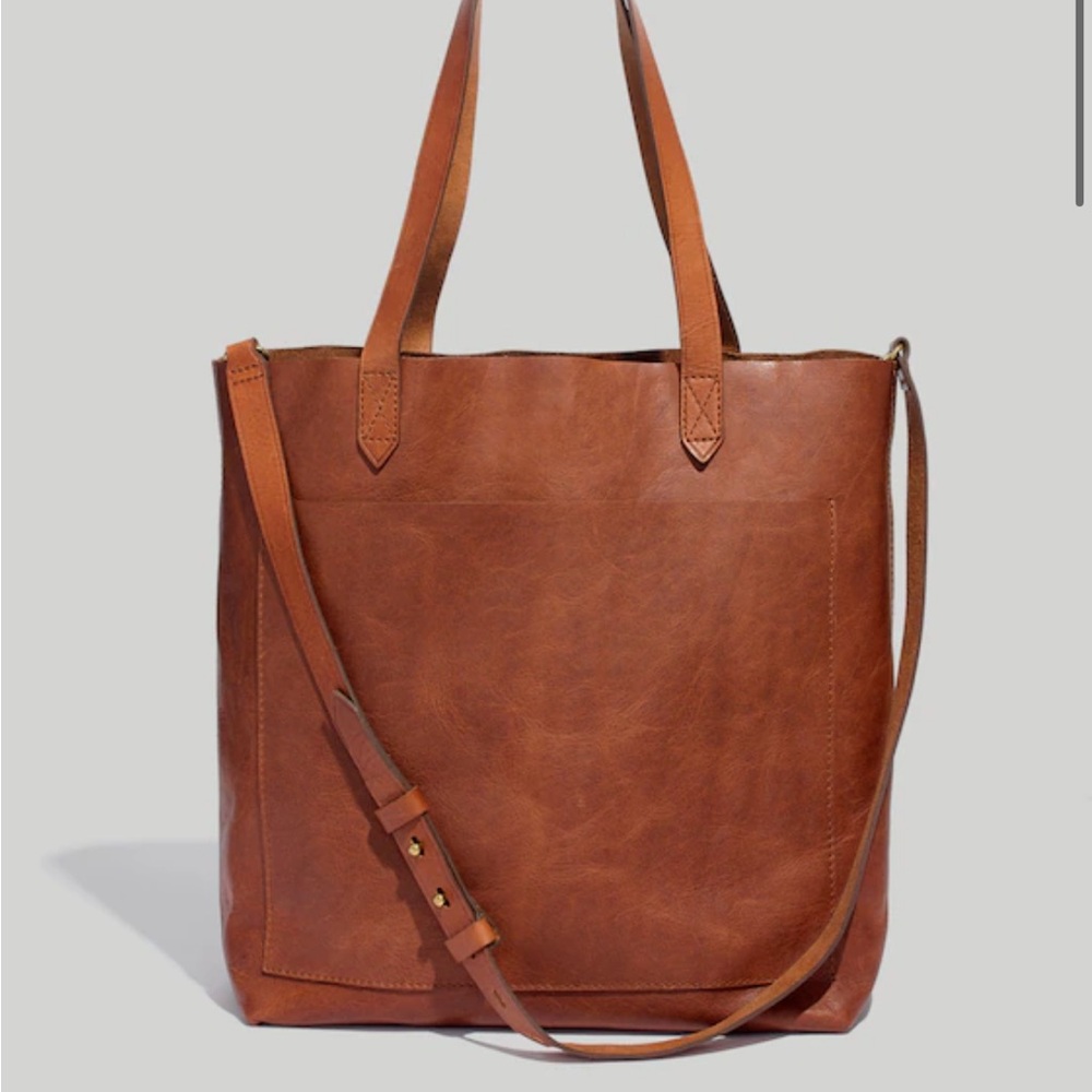 Madewell Transport Tote in English Saddle